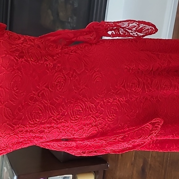 Perceptions New York Red lace dress. - Picture 5 of 8